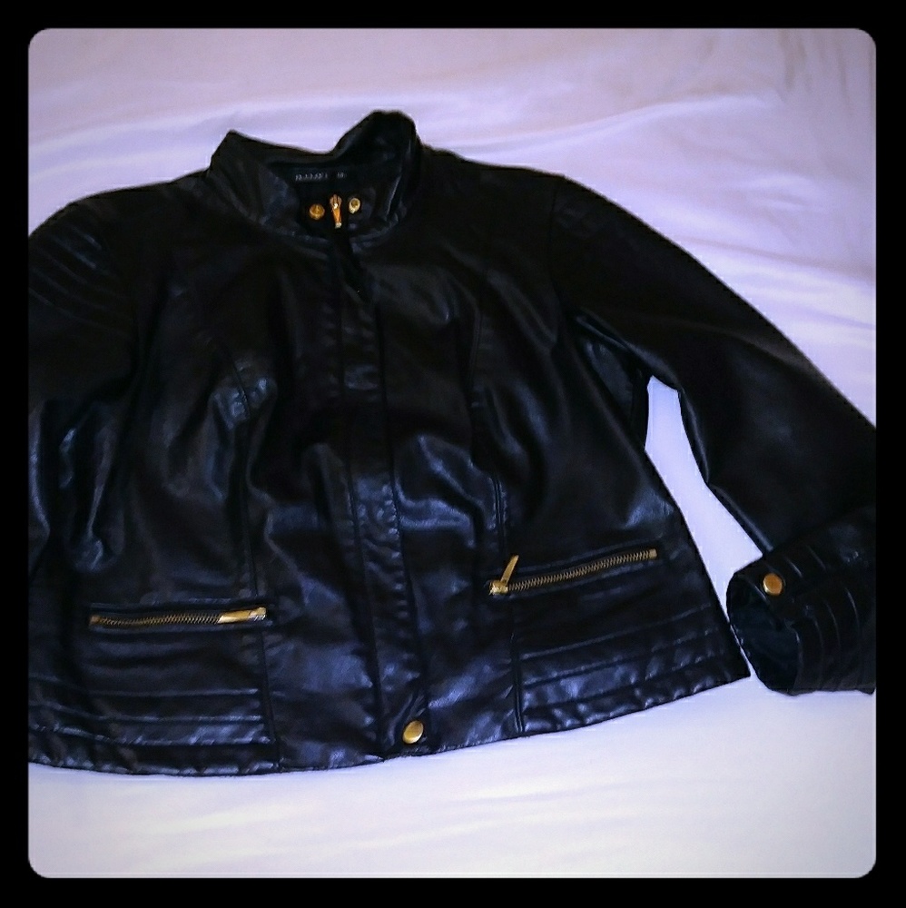 Pleather jacket